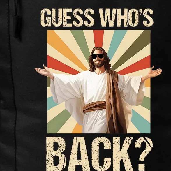 Easter Guess Whos Back Jesus Religious Daily Commute Backpack