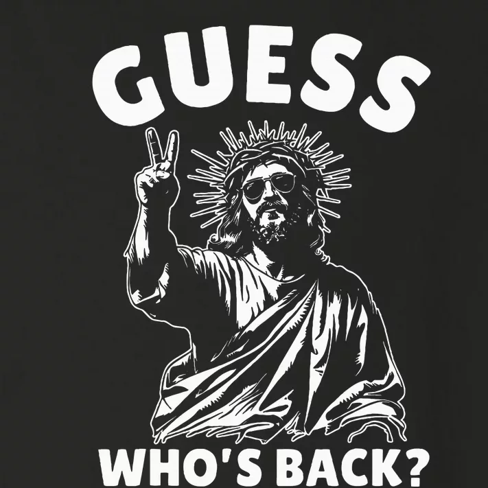 Easter Guess Whos Back Jesus Funny Religious Toddler Long Sleeve Shirt