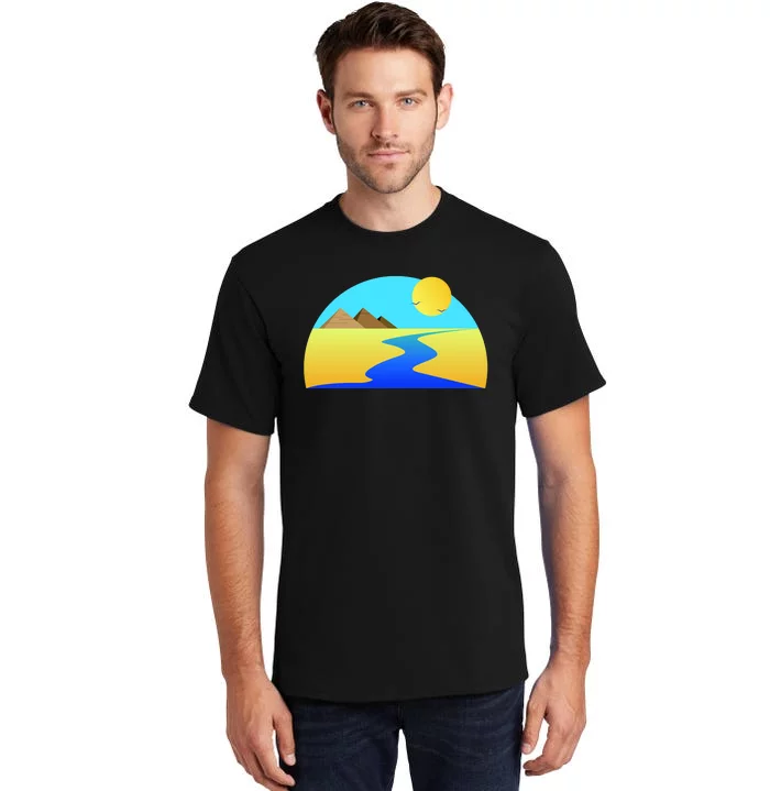 Egypt Nile River Sunset Tall T-Shirt