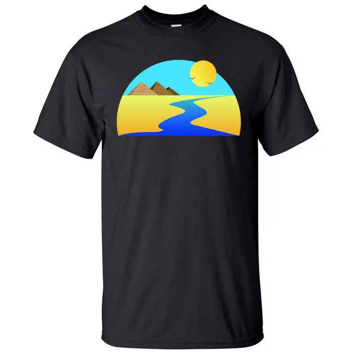 Egypt Nile River Sunset Tall T-Shirt