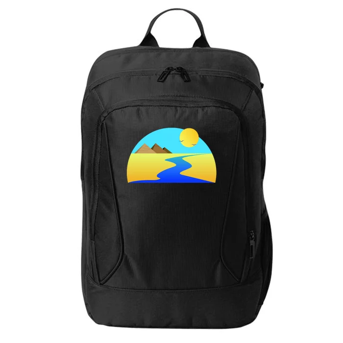 Egypt Nile River Sunset City Backpack