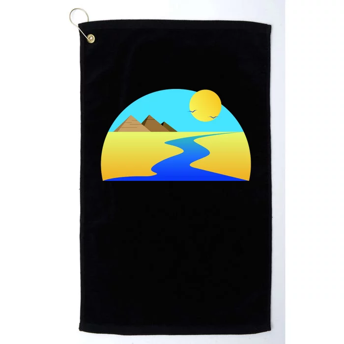 Egypt Nile River Sunset Platinum Collection Golf Towel