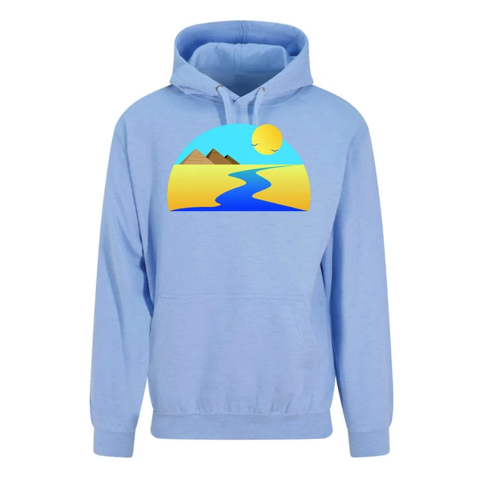 Egypt Nile River Sunset Unisex Surf Hoodie