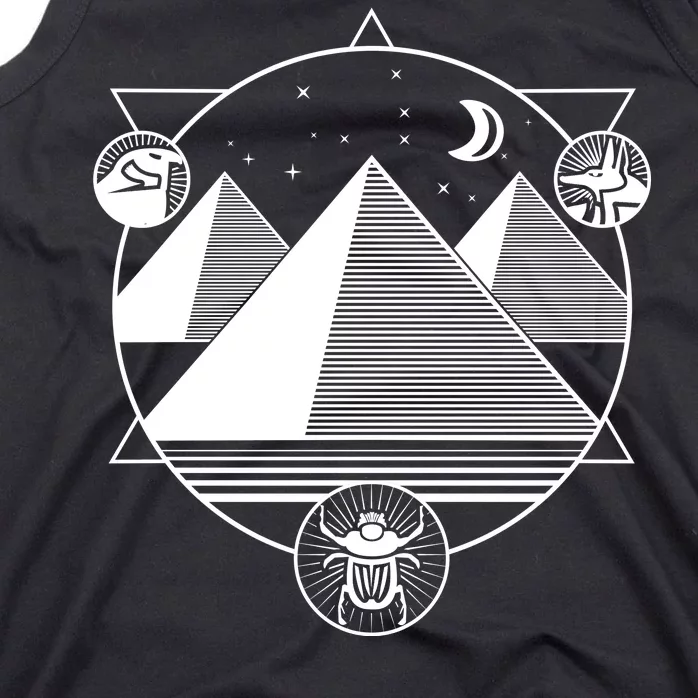 Egyptian Pyramids Emblem Tank Top