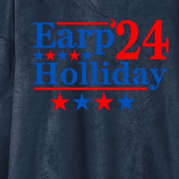 Earp Holliday 2024 Political Parody Hooded Wearable Blanket