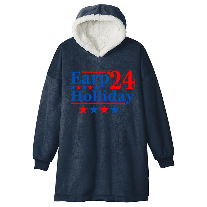 Earp Holliday 2024 Political Parody Hooded Wearable Blanket