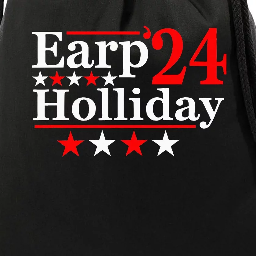 Earp Holliday 2024 Political Parody Drawstring Bag