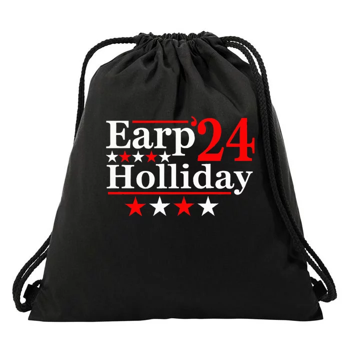 Earp Holliday 2024 Political Parody Drawstring Bag