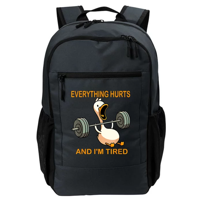 Everything Hurts And IM Tired Duck Daily Commute Backpack