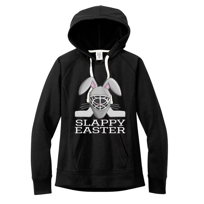 Easter Hockey Bunny Goalie Mask Group Women's Fleece Hoodie