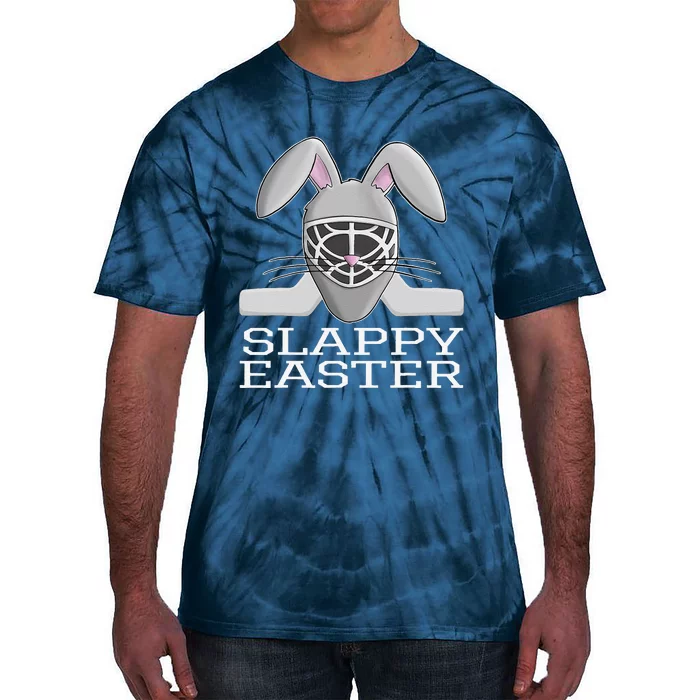 Easter Hockey Bunny Goalie Mask Group Tie-Dye T-Shirt