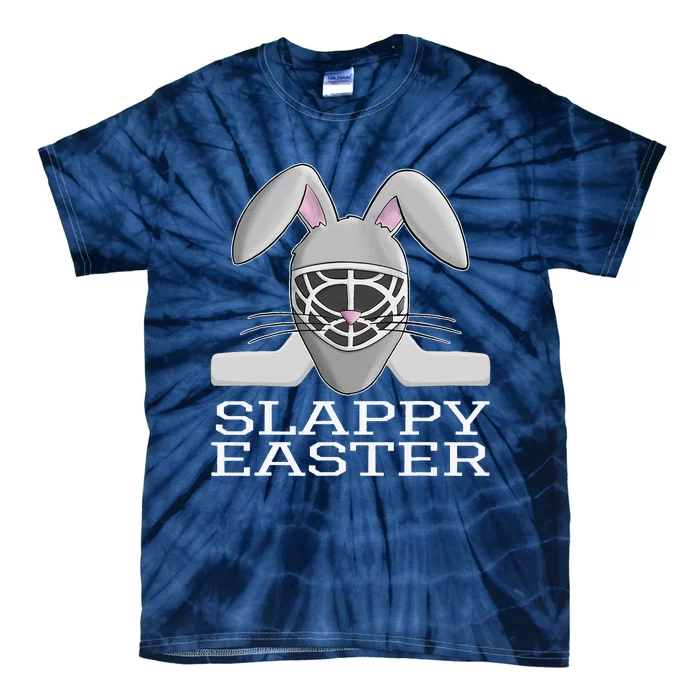 Easter Hockey Bunny Goalie Mask Group Tie-Dye T-Shirt