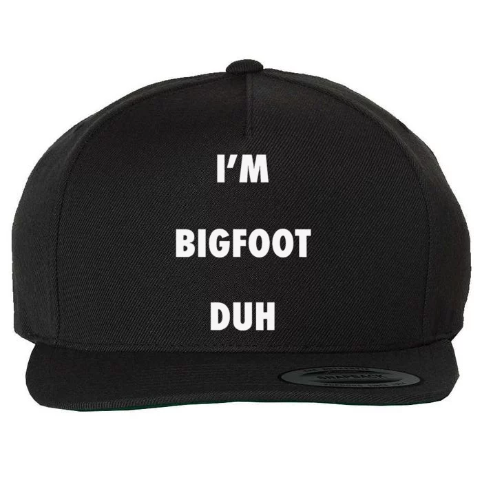 Easy Halloween Bigfoot Costume For Women Wool Snapback Cap