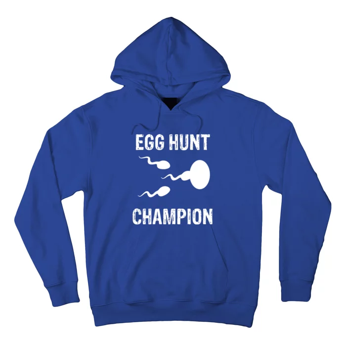 Egg Hunt Champion Funny Dad Easter Pregnancy Announcet Gift Hoodie