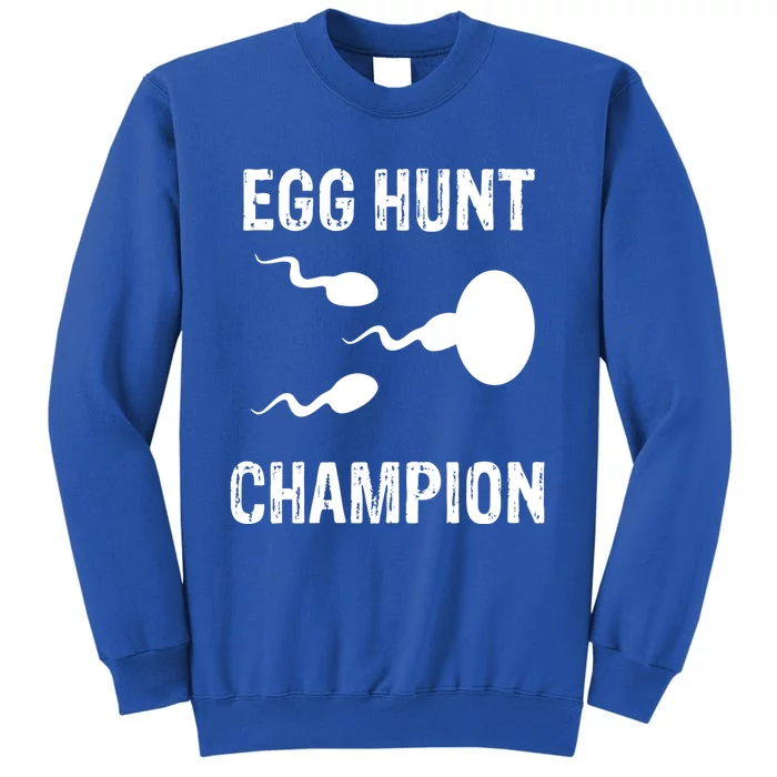 Egg Hunt Champion Funny Dad Easter Pregnancy Announcet Gift Sweatshirt