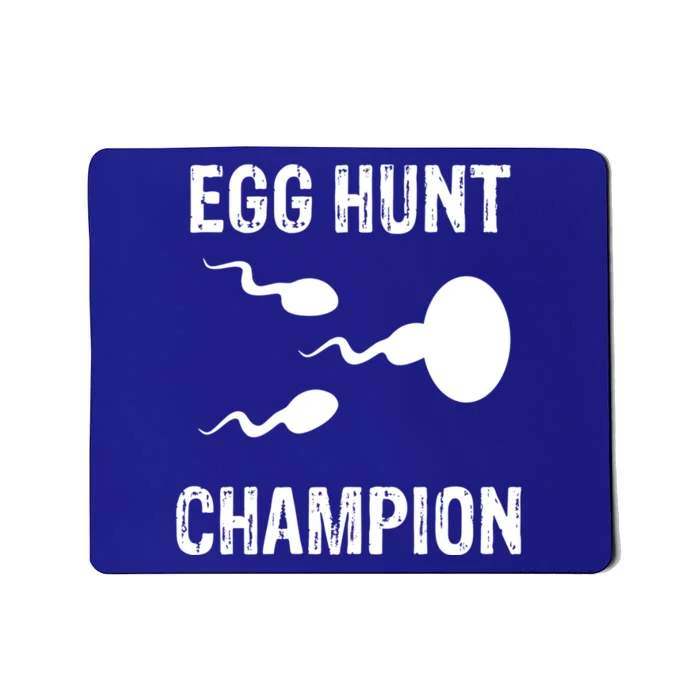 Egg Hunt Champion Funny Dad Easter Pregnancy Announcet Gift Mousepad