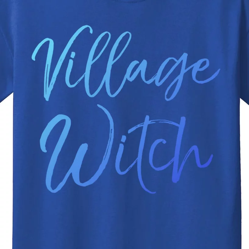 Easy Halloween Costume Cute Funny Village Witch Gift Kids T-Shirt