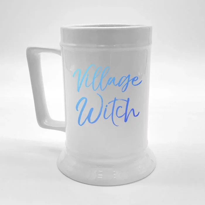 Easy Halloween Costume Cute Funny Village Witch Gift Front & Back Beer Stein