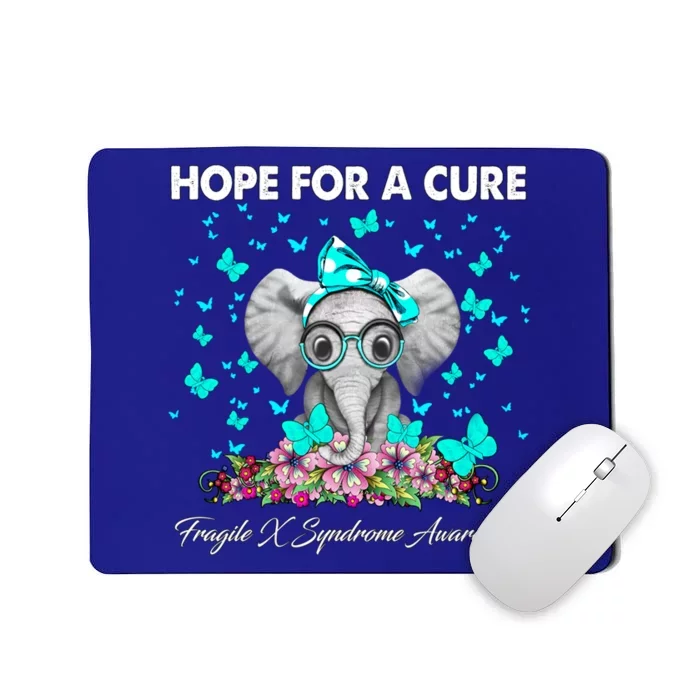 Elephant Hope Cure Fragile X Syndrome Awareness Gift Mousepad