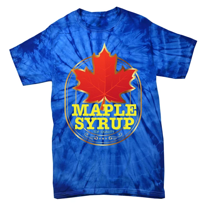 Easy Halloween Costume Maple Syrup Funny Group Costume Tie-Dye T-Shirt