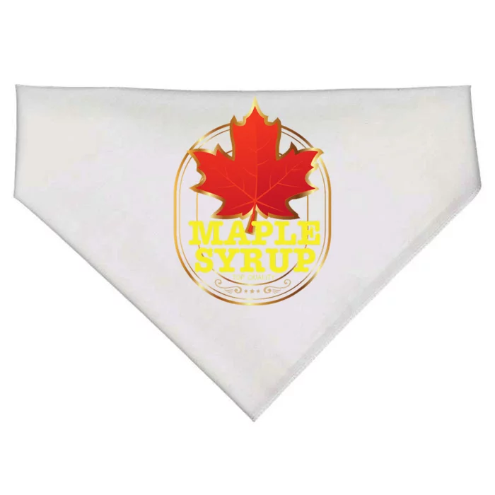 Easy Halloween Costume Maple Syrup Funny Group Costume USA-Made Doggie Bandana