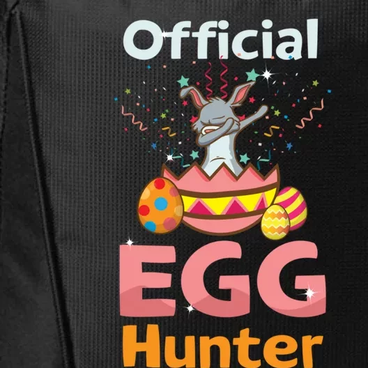 Egg Hunter Dabbing Rabbit Design Easter Egg Cool Gift City Backpack