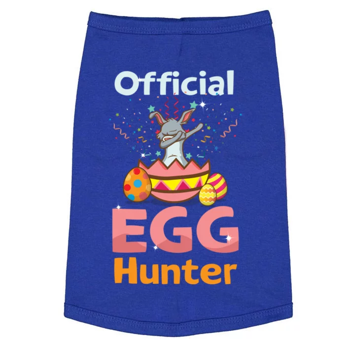 Egg Hunter Dabbing Rabbit Design Easter Egg Cool Gift Doggie Tank