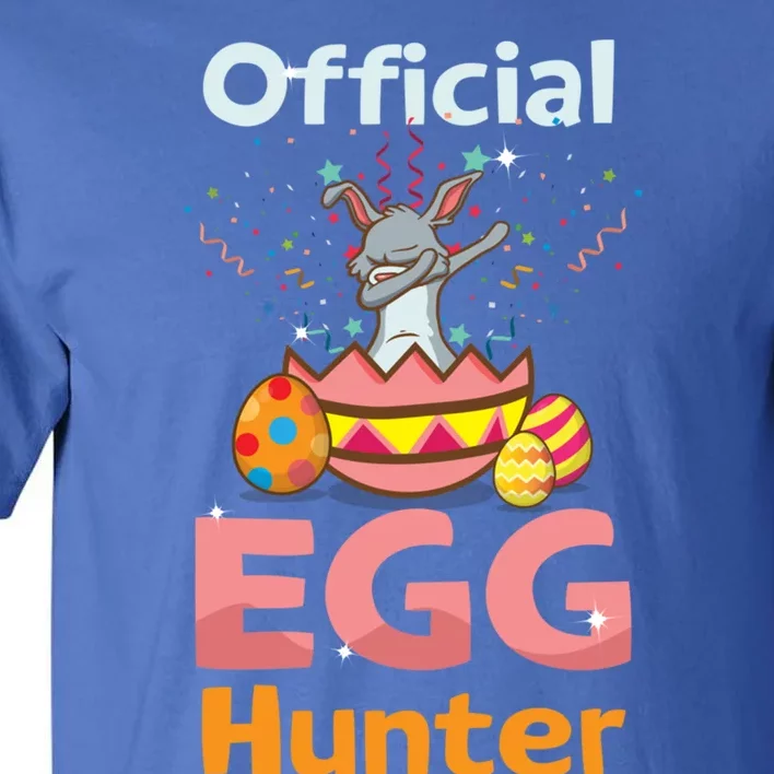 Egg Hunter Dabbing Rabbit Design Easter Egg Cool Gift Tall T-Shirt