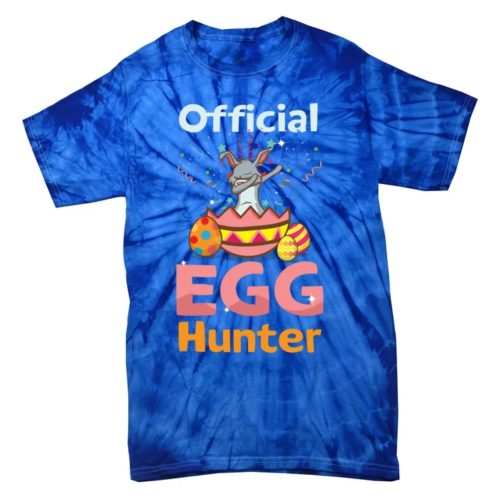 Egg Hunter Dabbing Rabbit Design Easter Egg Cool Gift Tie-Dye T-Shirt