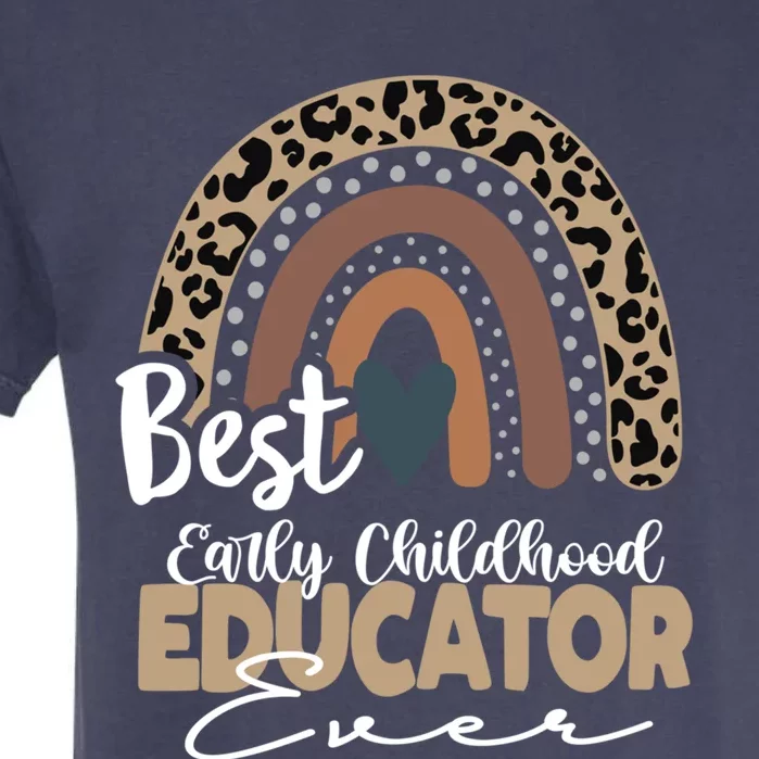 Early Hood Educator Boho Rainbow Teacher Appreciation Gift Garment-Dyed Heavyweight T-Shirt