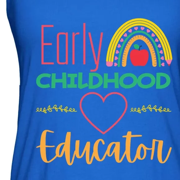 Early Hood Educator Preschool Teacher Funny Gift Ladies Essential Flowy Tank