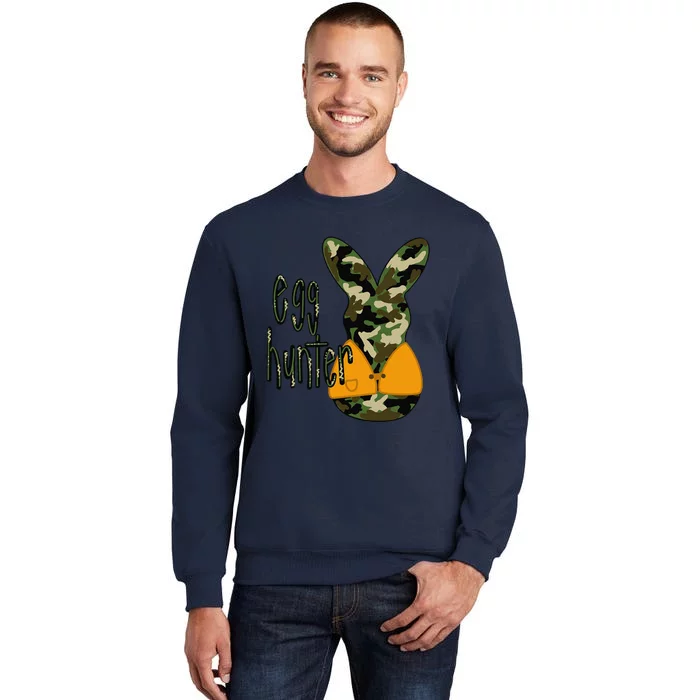 Egg Hunter Easter Camo Hunting Easter Bunny Sweatshirt