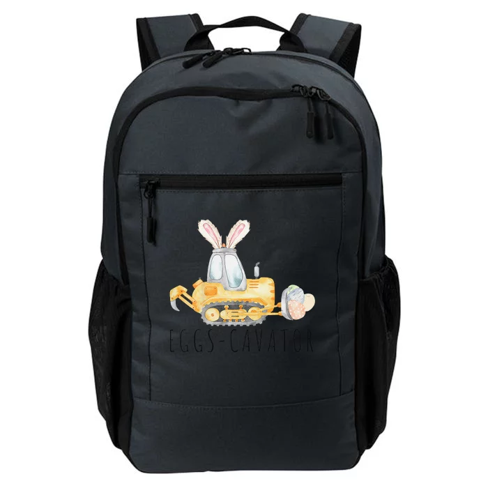 Eggscavator Happy Easter Funny Excavator Hunting Egg Daily Commute Backpack