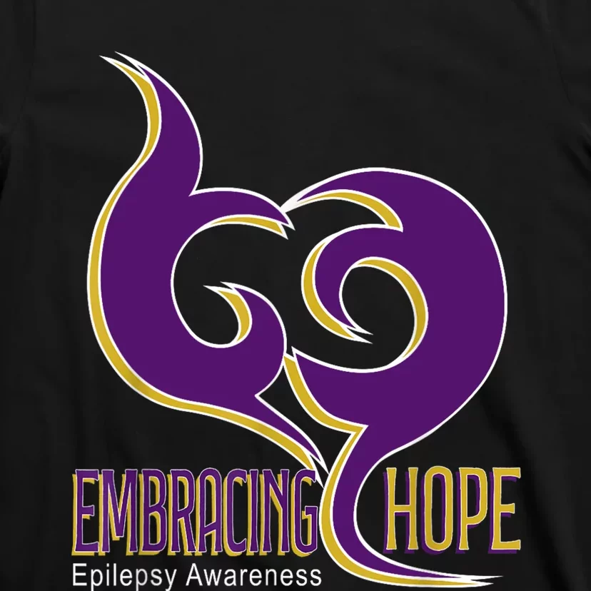 Embracing Hope Epilepsy Awareness Prevent Epilepsy T-Shirt