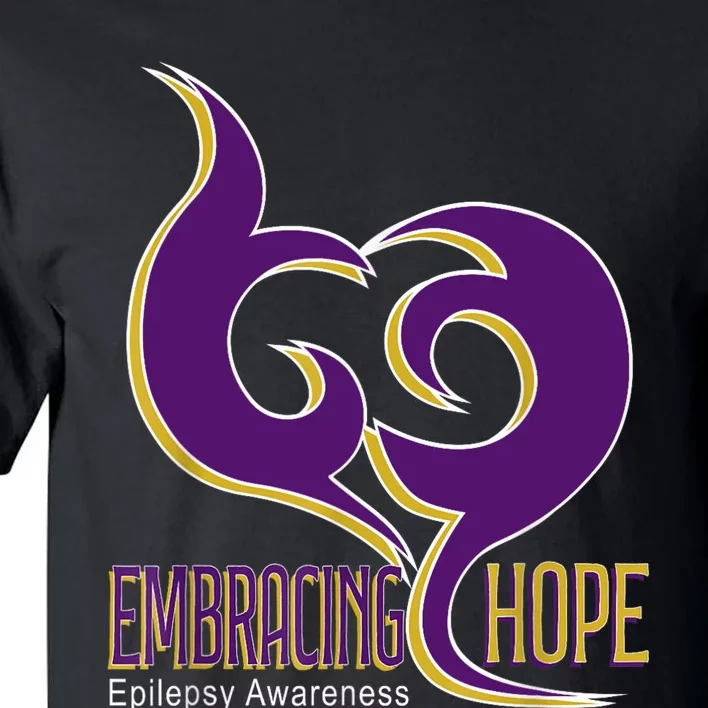 Embracing Hope Epilepsy Awareness Prevent Epilepsy Tall T-Shirt