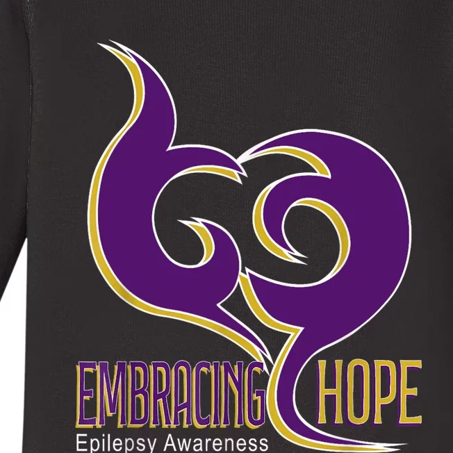 Embracing Hope Epilepsy Awareness Prevent Epilepsy Baby Long Sleeve Bodysuit