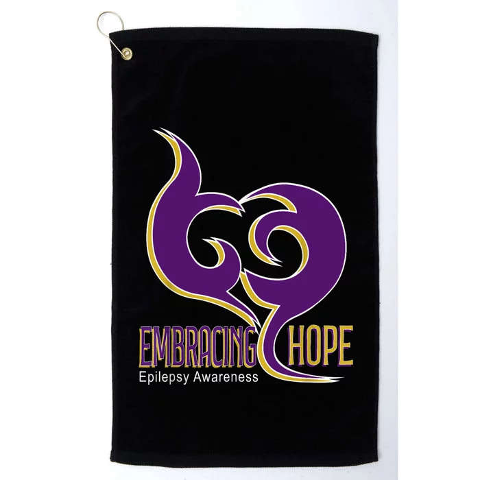 Embracing Hope Epilepsy Awareness Prevent Epilepsy Platinum Collection Golf Towel