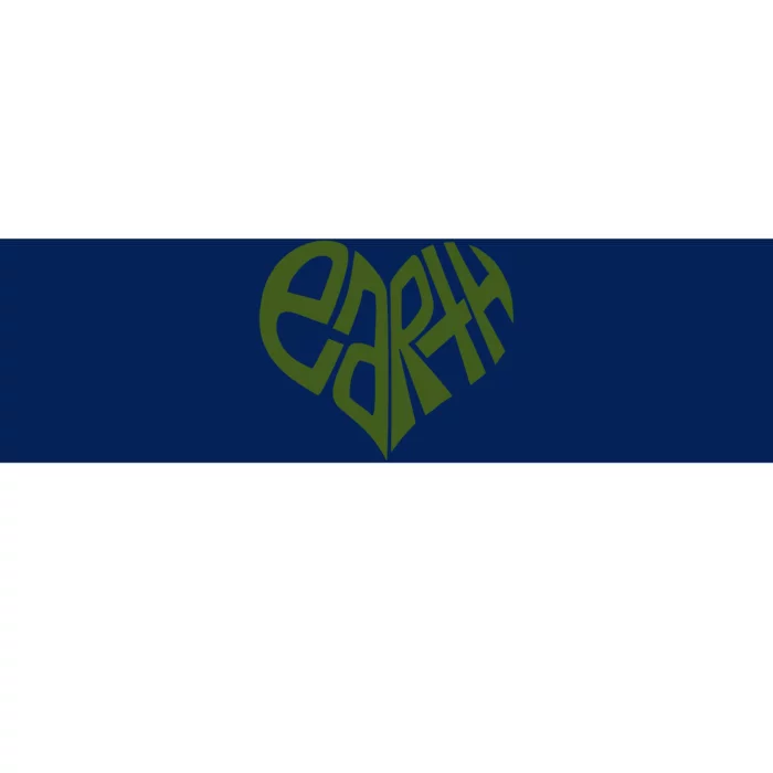 Earth Heart Bumper Sticker