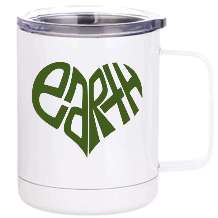 Earth Heart Front & Back 12oz Stainless Steel Tumbler Cup