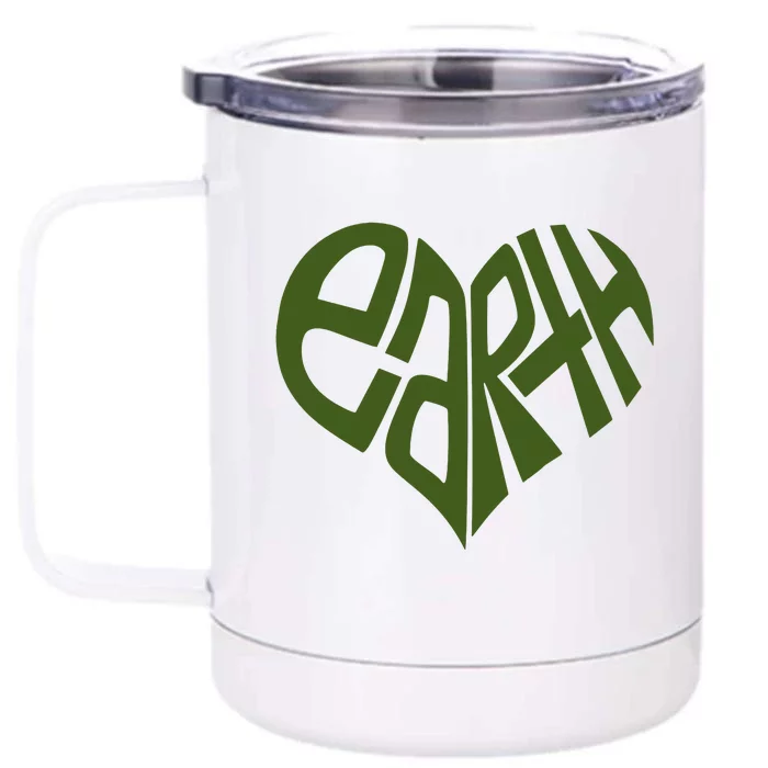 Earth Heart Front & Back 12oz Stainless Steel Tumbler Cup