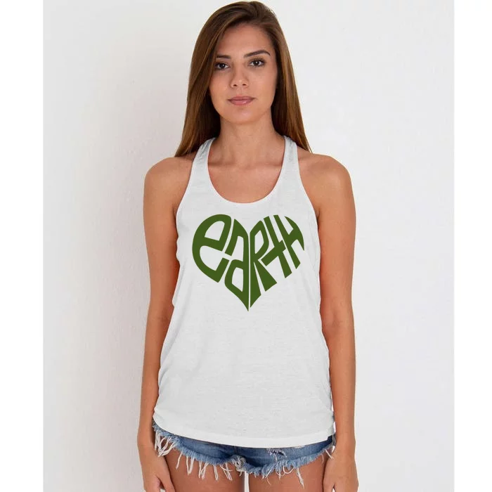 Earth Heart Women's Knotted Racerback Tank