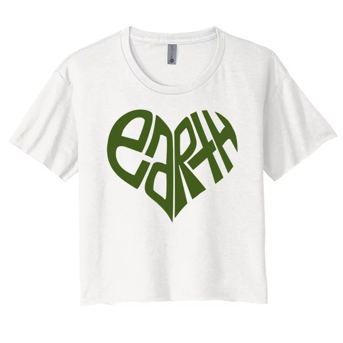 Earth Heart Women's Crop Top Tee