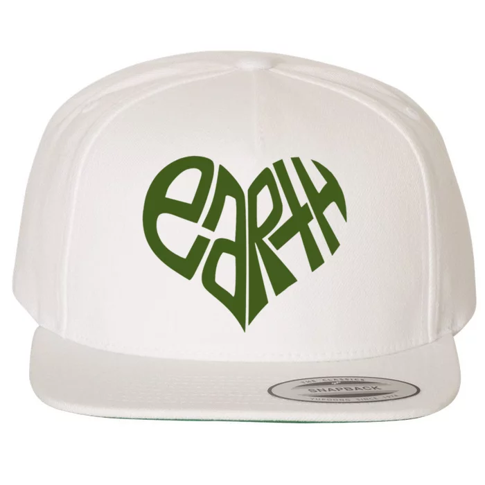 Earth Heart Wool Snapback Cap