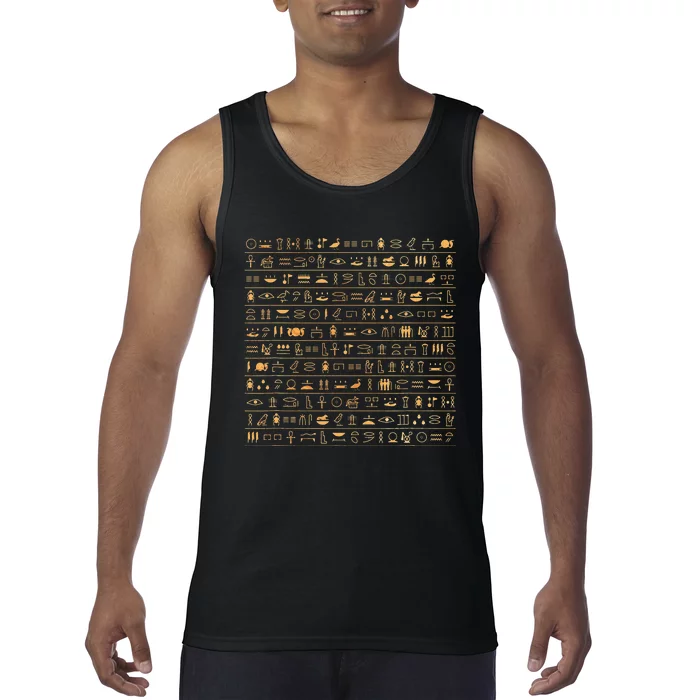 Egypt Hieroglyphs Egyptian Tank Top