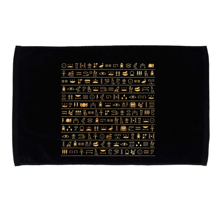 Egypt Hieroglyphs Egyptian Microfiber Hand Towel