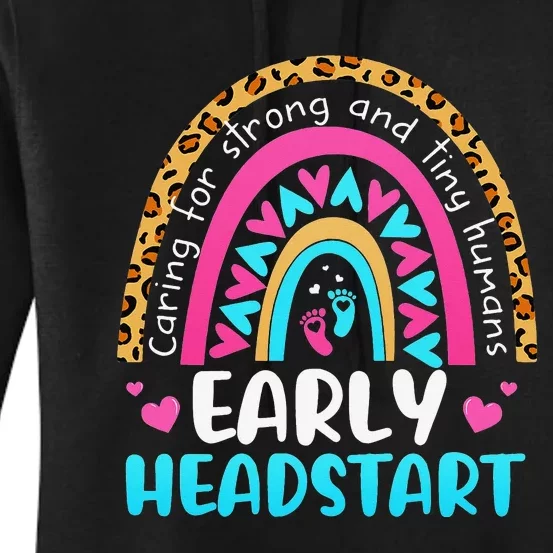 Early Headstart Early Childhood Edu Teacher Back To School Women's Pullover Hoodie