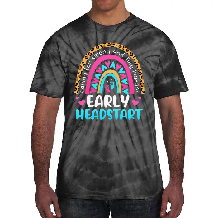 Early Headstart Early Childhood Edu Teacher Back To School Tie-Dye T-Shirt