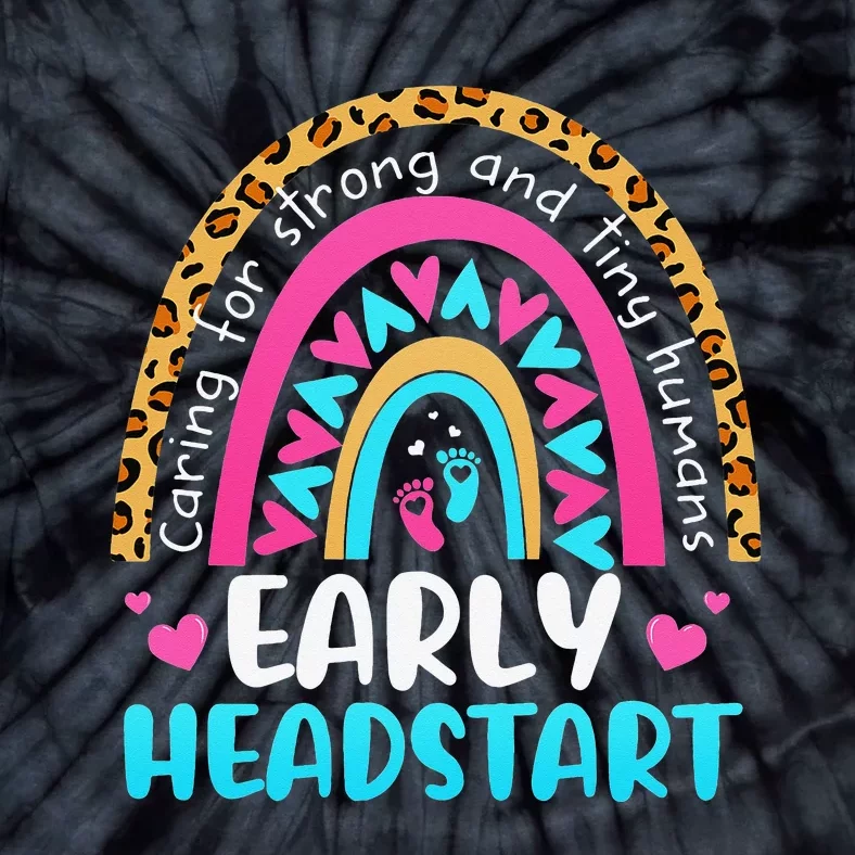 Early Headstart Early Childhood Edu Teacher Back To School Tie-Dye T-Shirt