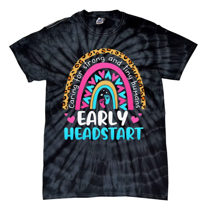 Early Headstart Early Childhood Edu Teacher Back To School Tie-Dye T-Shirt