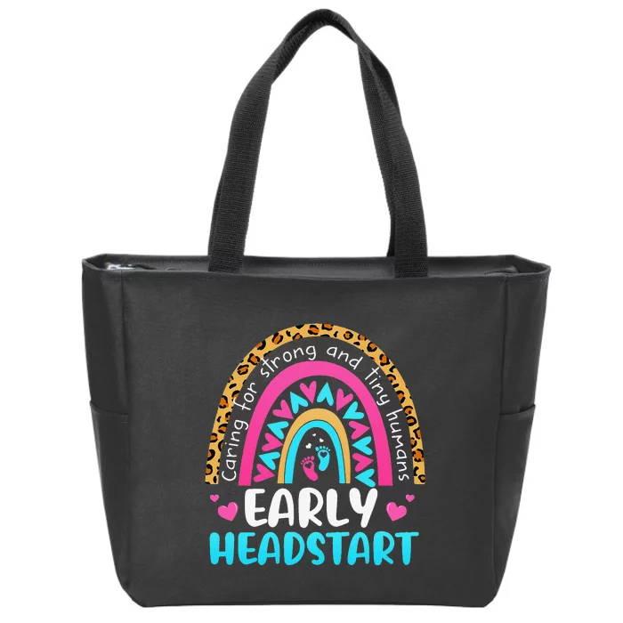 Early Headstart Early Childhood Edu Teacher Back To School Zip Tote Bag